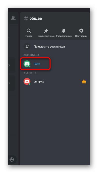 Шаги для создания роли на сервере Discord через телефон