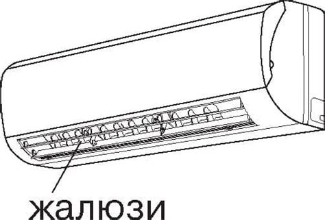 Шаги открытия крышки кондиционера