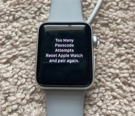 Шаги по сбросу пароля Apple Watch