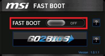 Шаги по установке программы Msi Fast Boot