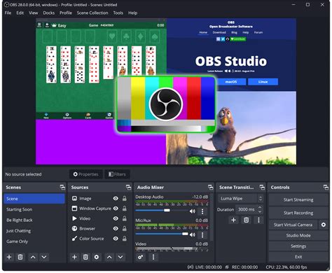 Шаг 1: Обновление OBS Studio