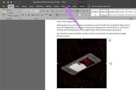 Шаг 1: Откройте файл в Microsoft Word