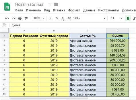 Шаг 1: Открытие Гугл Таблицы