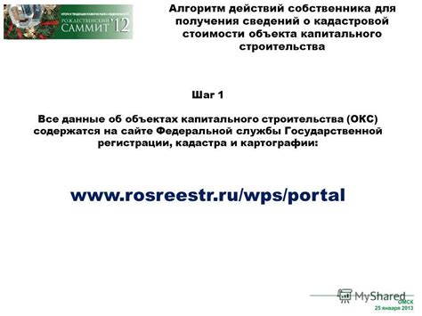 Шаг 1: Регистрация на сайте Государственной кадастровой службы