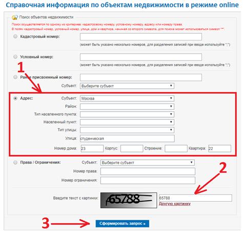 Шаг 2: Ввод почтового адреса