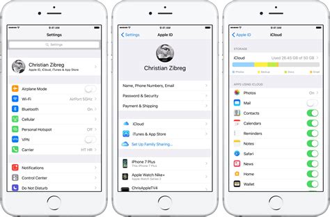 Шаг 2: Удаление аккаунта iCloud с iPhone