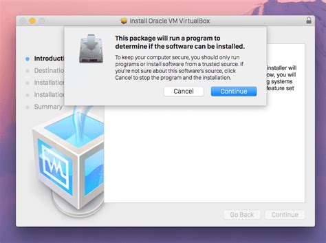 Шаг 2: Установите VirtualBox