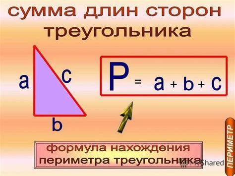 Шаг 3: Вычисление периметра каждого треугольника