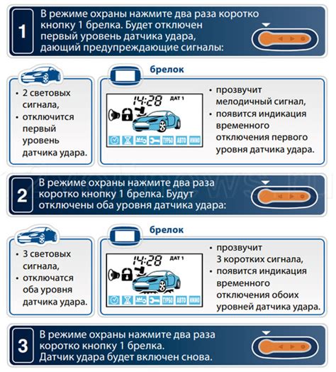 Шаг 3: Отключение StarLine E90 с помощью мастер-ключа