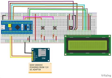 Шаг 3: Подключение GSM-модуля к системе управления