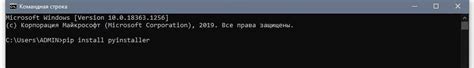 Шаг 3: Проверьте, что pip установлен правильно