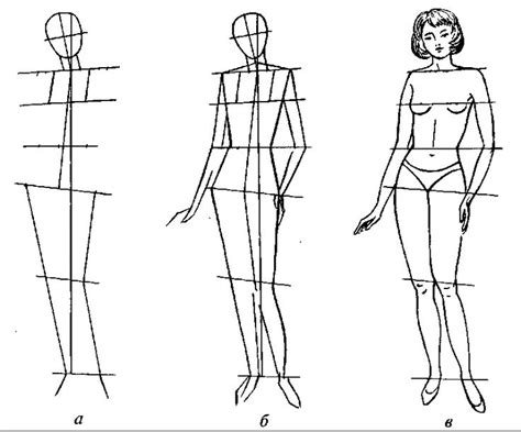 Шаг 3: Рисование тела и хвоста