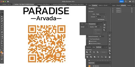 Шаг 4: Импорт QR-кода в Adobe Illustrator