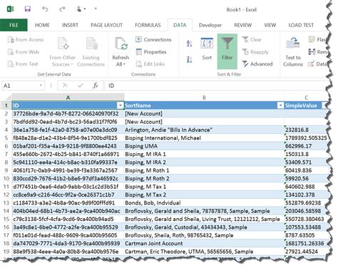 Шаг 4: Подключение API к Excel