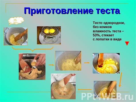 Шаг 4: Приготовление теста и ожидание его готовности