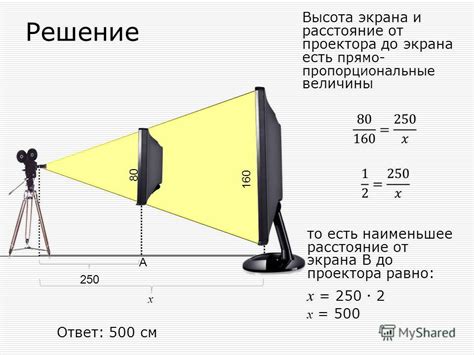 Шаг 6. Установка правильного расположения проектора