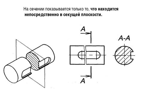 Шаг 7: Построение деталей и отметок на сечении