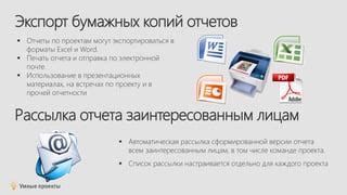 Экспорт и печать проекта