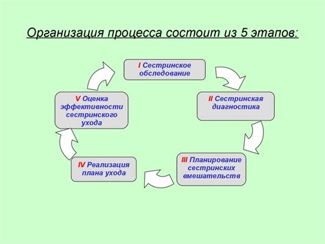 Этапы процесса поступления