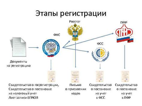 Этапы регистрации УЭПД в ФНС