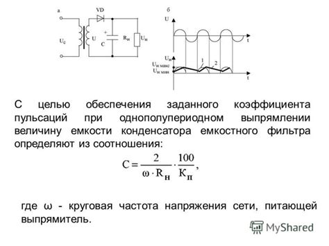 Эффекты применения гасящего конденсатора