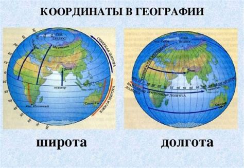  Поиск по широте и долготе на картах 