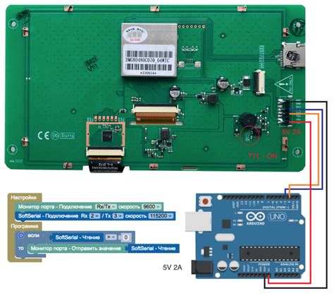  Создание и загрузка программы на Arduino 