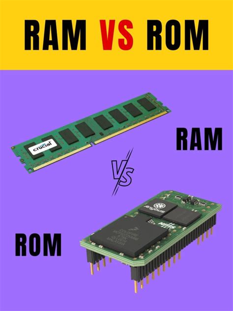 ROM vs RAM: главные отличия