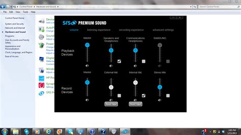 SRS Premium Sound Control Panel: что это и как использовать