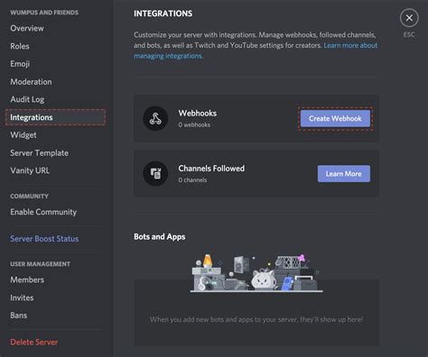 Webhook Discord